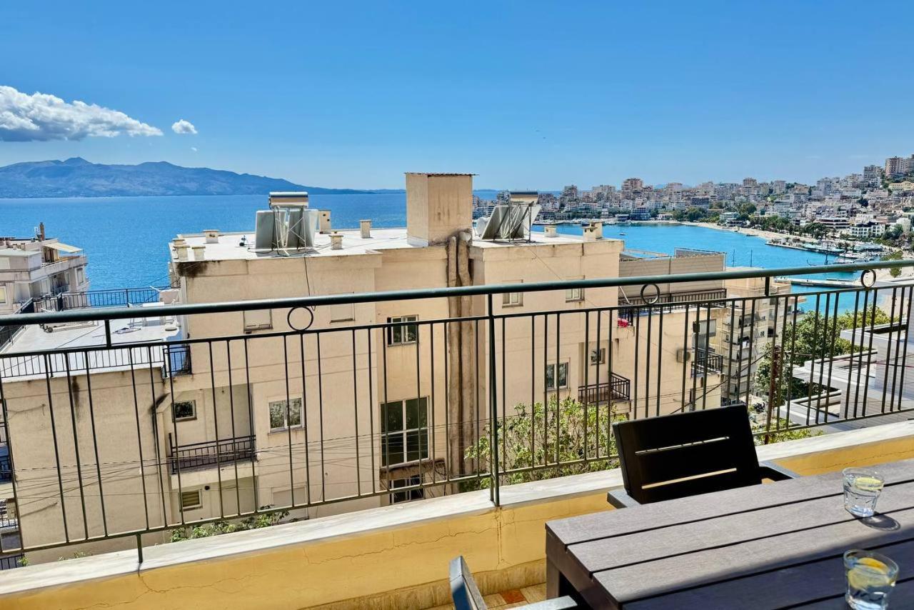 Colorful Sea View Apartment Sarandë Exterior foto